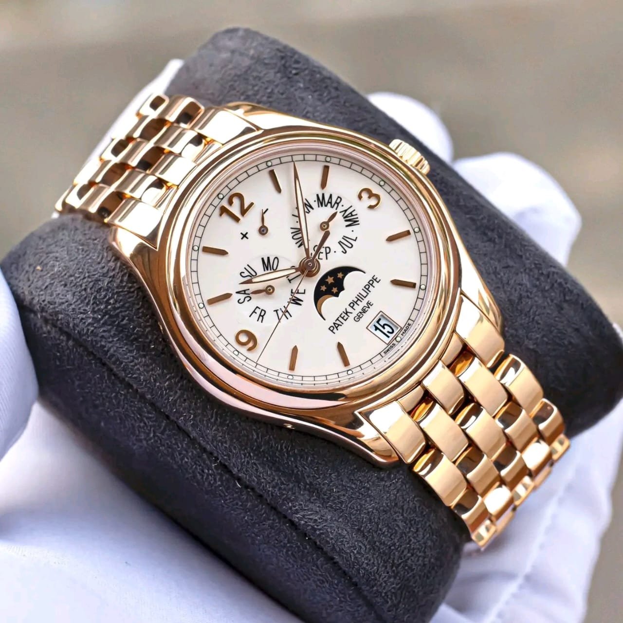 rolex watch women Patek Philippe 5146/1R-001 Breguet Numerals & Moonphase Detail – Rolex Watch Women Style