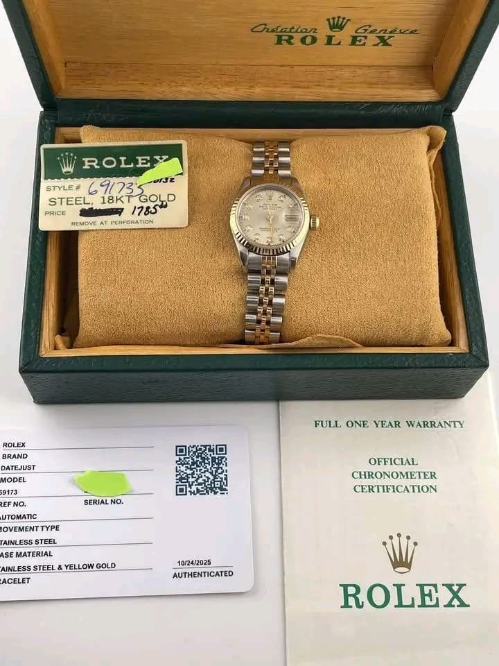 Rolex Datejust 69173 Full Set with Box Papers Tag Auth Card – Watches Rolex Oyster Perpetual