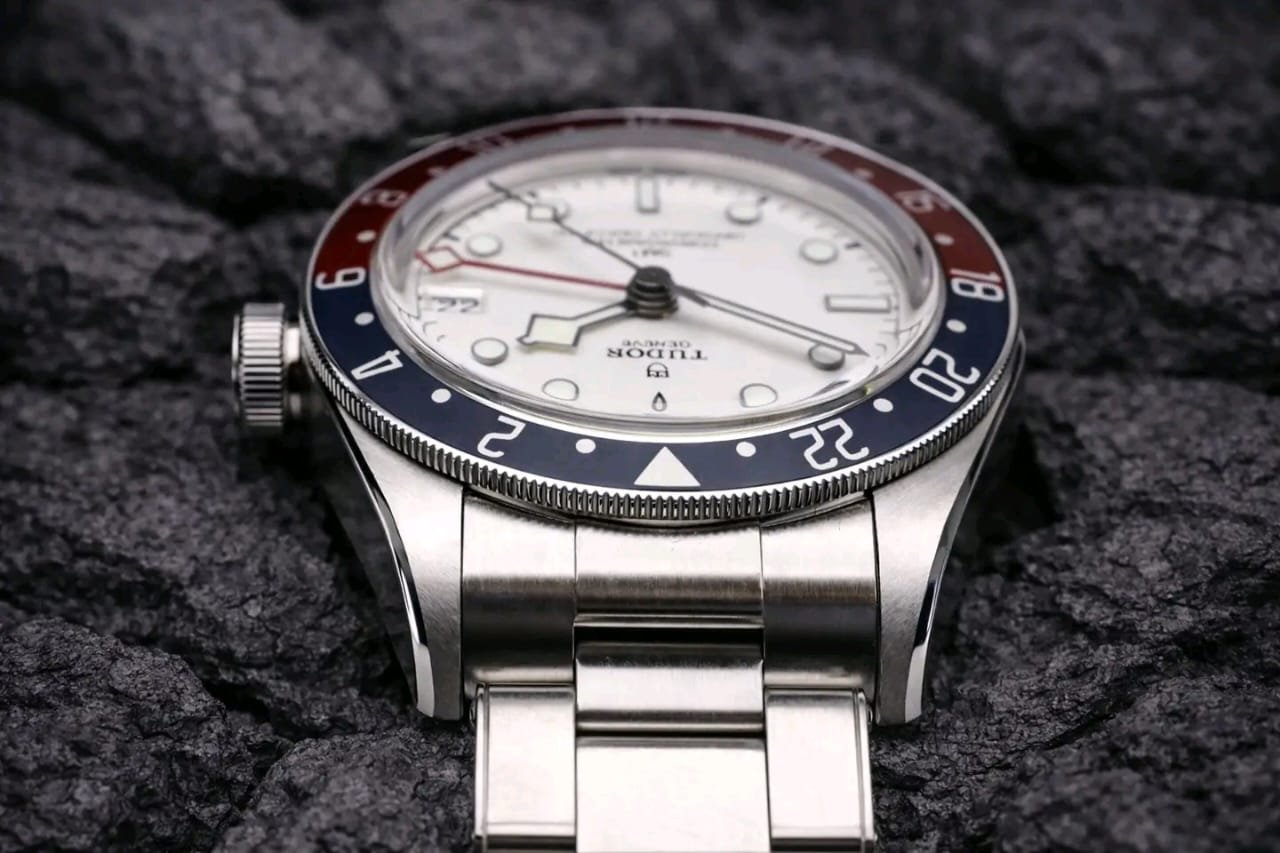 Tudor Black Bay GMT 79830RB Reference Engraving Detail – Rolex Watch Box