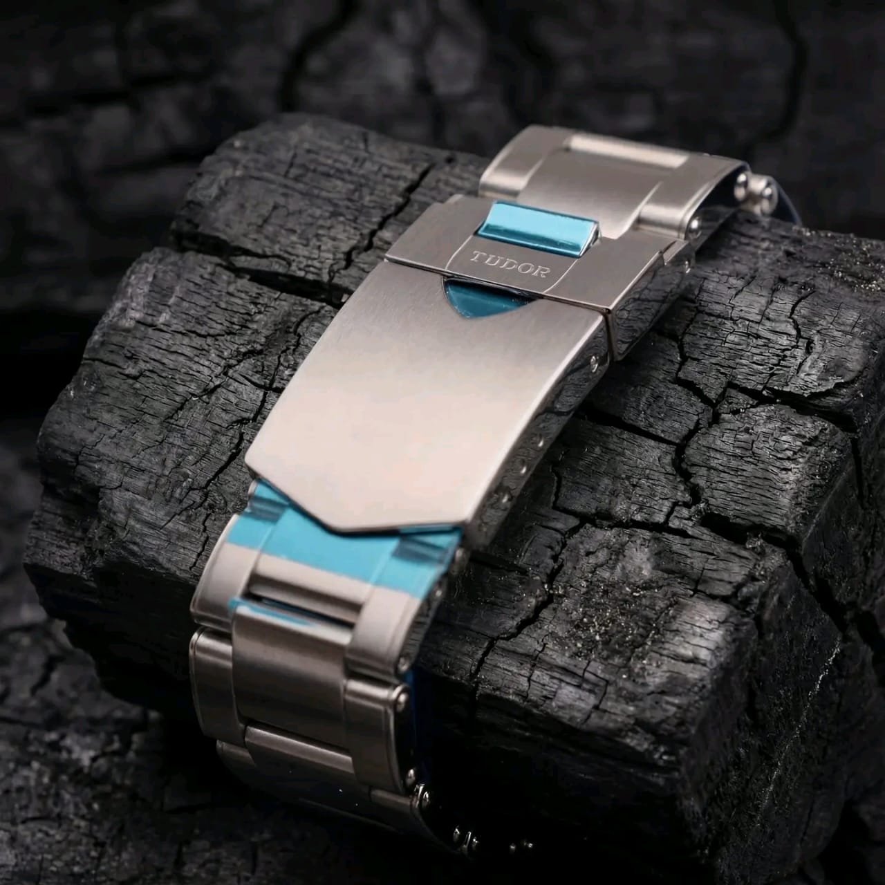 Tudor Black Bay GMT 79830RB Steel Rivet Bracelet Detail – Rolex Watch Box