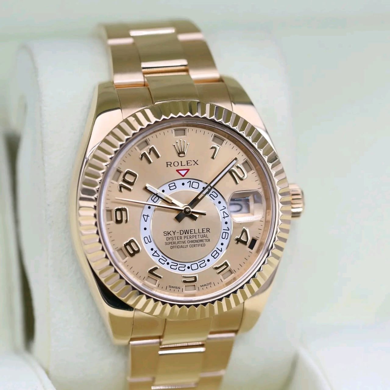 Rolex Sky-Dweller 326135 24-Hour Disc Detail