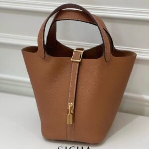Hermès Picotin 22 Back View Clean Bucket Silhouette MM hermes picotin 22​