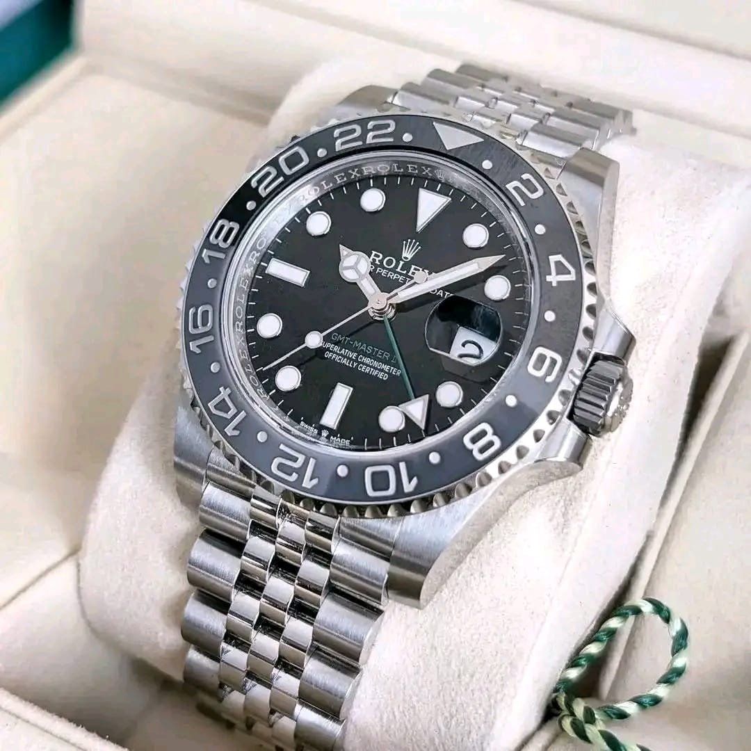 Rolex GMT-Master II Bruce Wayne Black Grey Bezel Close-Up types of rolex watches