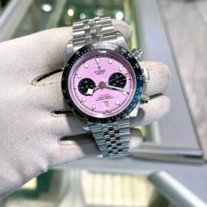 2025 tudor style watch Tudor Black Bay Chrono Pink Ref. 79360N Full View