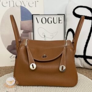 Hermès Lindy 26 Gold Front Big Eyes Handles GHW hermes belt women​