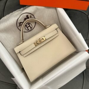 Hermès Mini Kelly 20 Nata Front Flap Neutral Perfection hammitt handbags