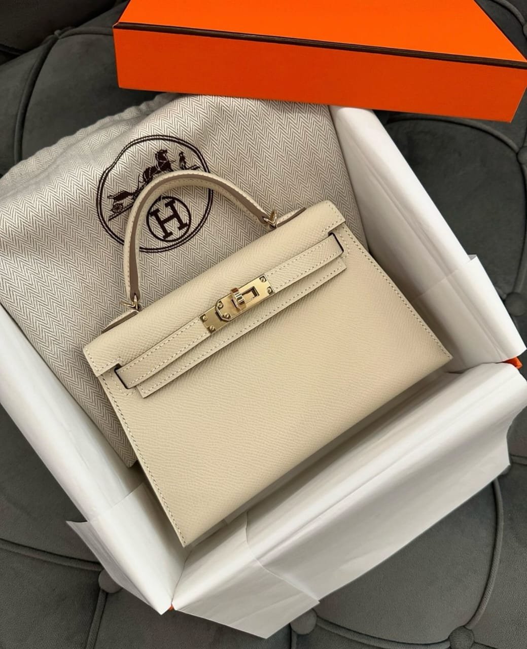 Hermès Mini Kelly 20 Nata Front Flap Neutral Perfection hammitt handbags