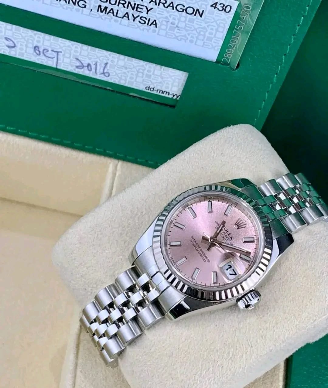 Rolex Ladies Datejust 179174 Front View