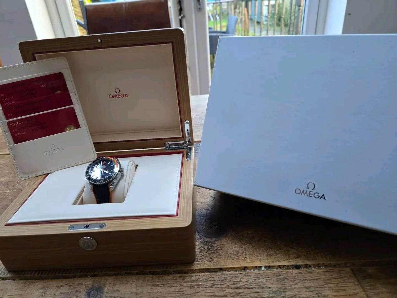Omega Seamaster Planet Ocean Full Box & Papers