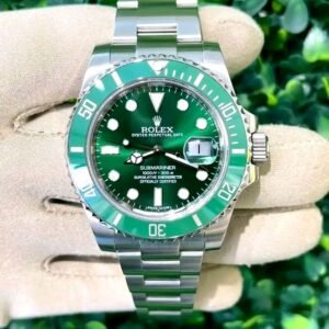 2014 rolex submariner two tone watch​ Submariner Hulk 116610LV Full Set with Box and Papers