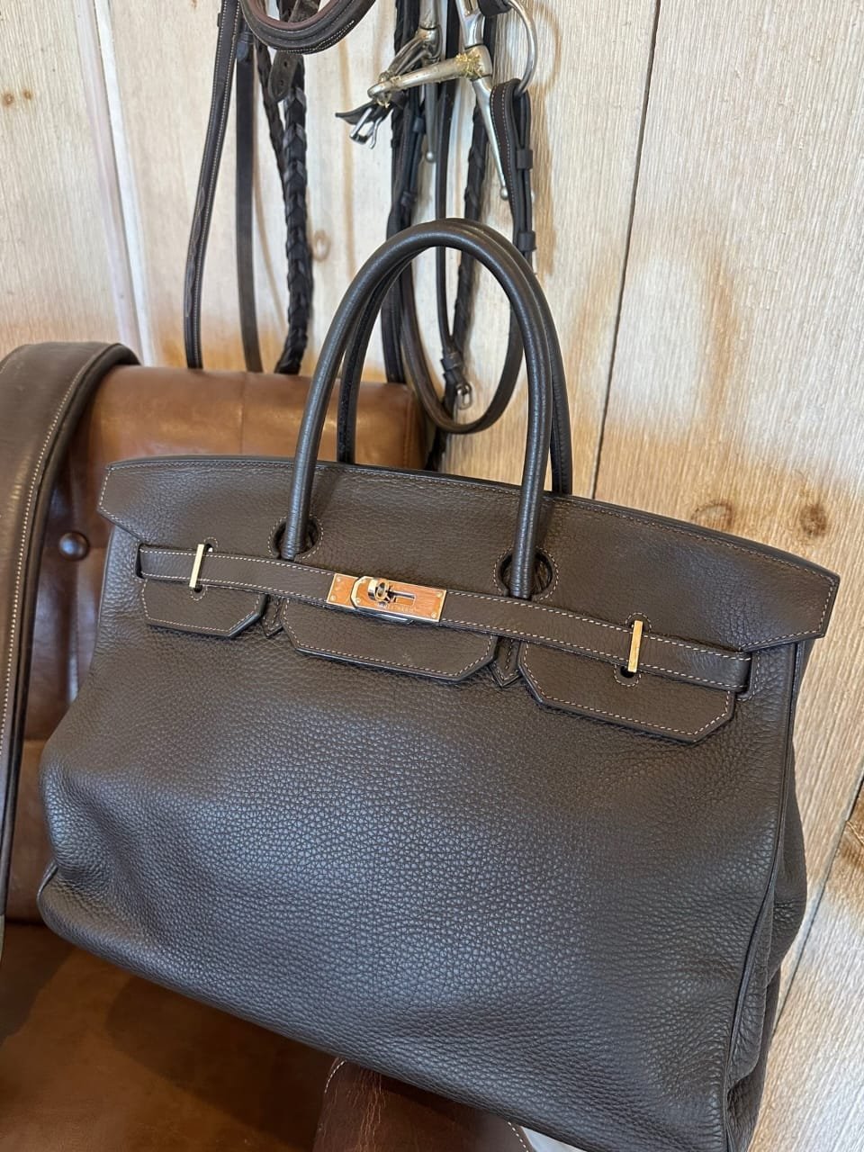Hermès Birkin 40 Equestrian Lifestyle Relaxed Carry Heritage