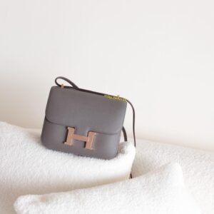 Hermès Constance 19 Etain Crossbody Lifestyle Wrist Carry dillards handbags​