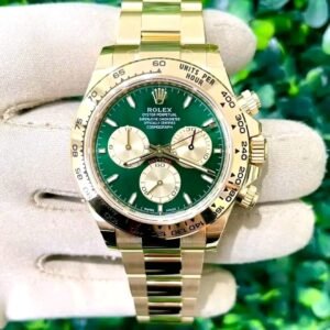 Rolex Daytona Yellow Gold Tachymeter Bezel Close-Up rolex 24 daytona