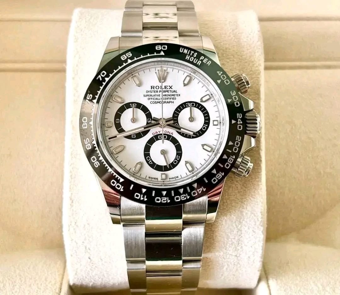 Rolex Cosmograph Daytona Panda Dial Macro Close-Up rolex watch gmt master 2