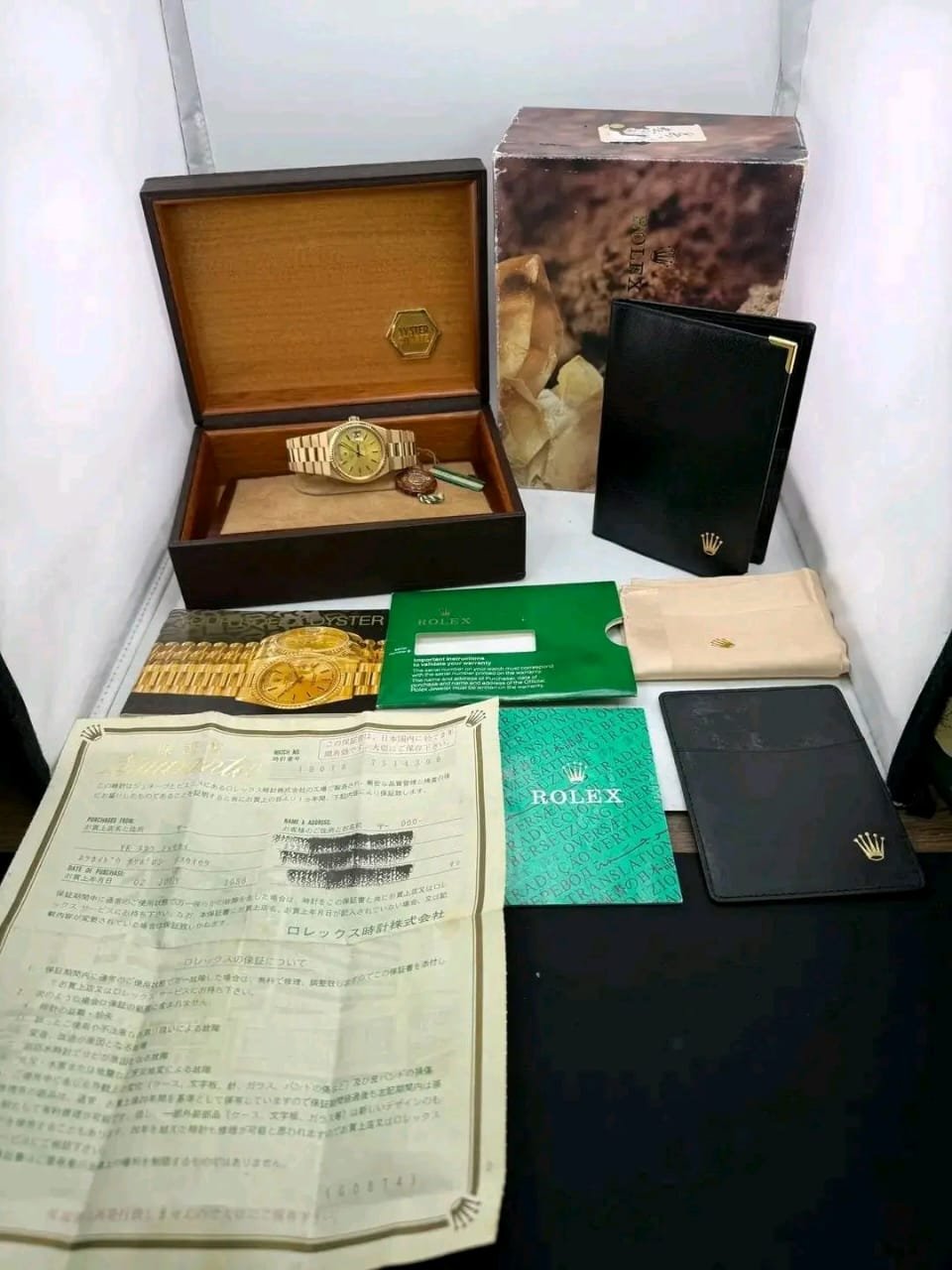 Rolex Day-Date President Original Full Box Set