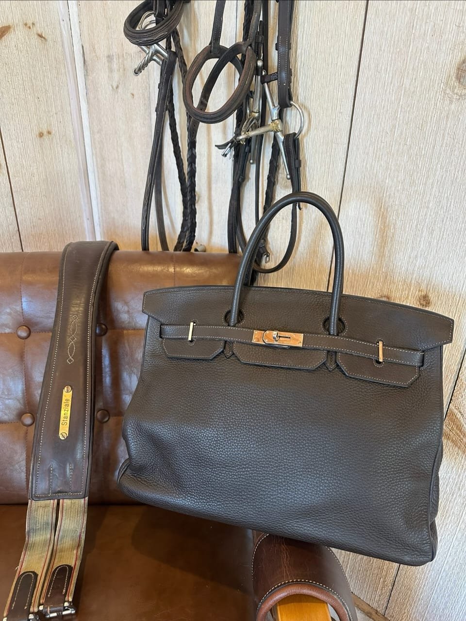 Hermès Birkin 40 Relaxed Side Profile Heritage Structure handbag repair near me