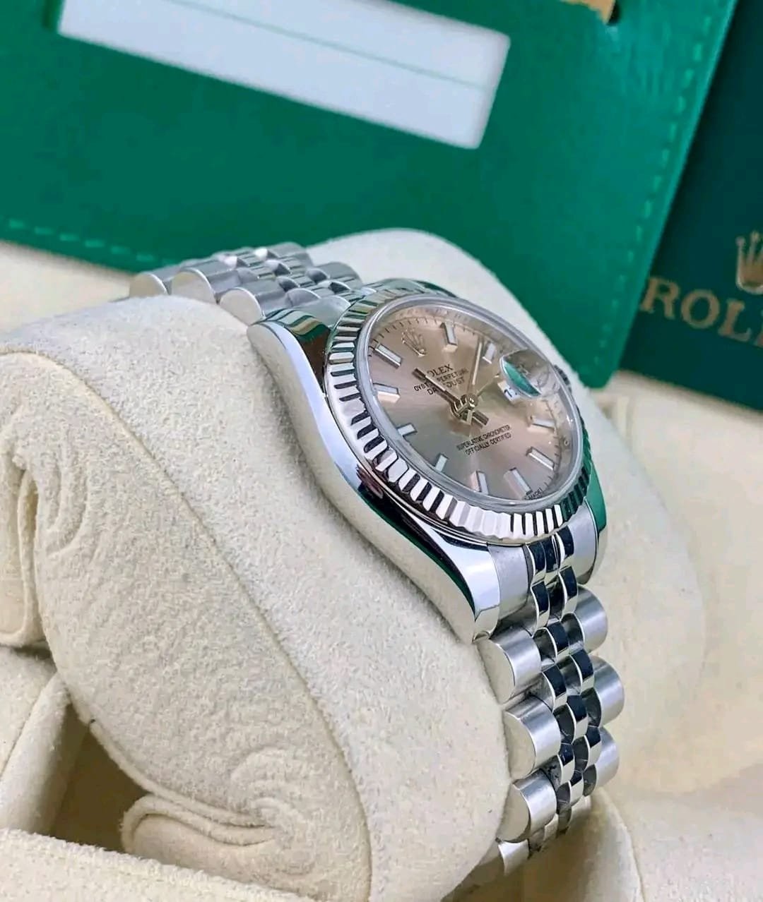 Rolex Ladies Datejust 179174 Angled View