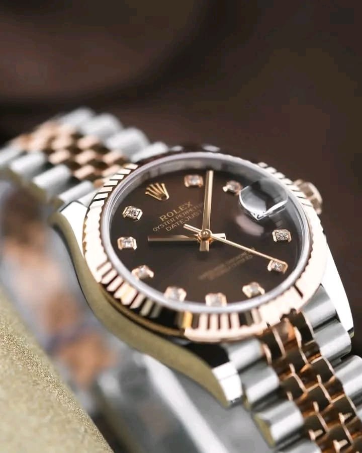 Rolex Datejust 31mm Fluted Bezel Detail