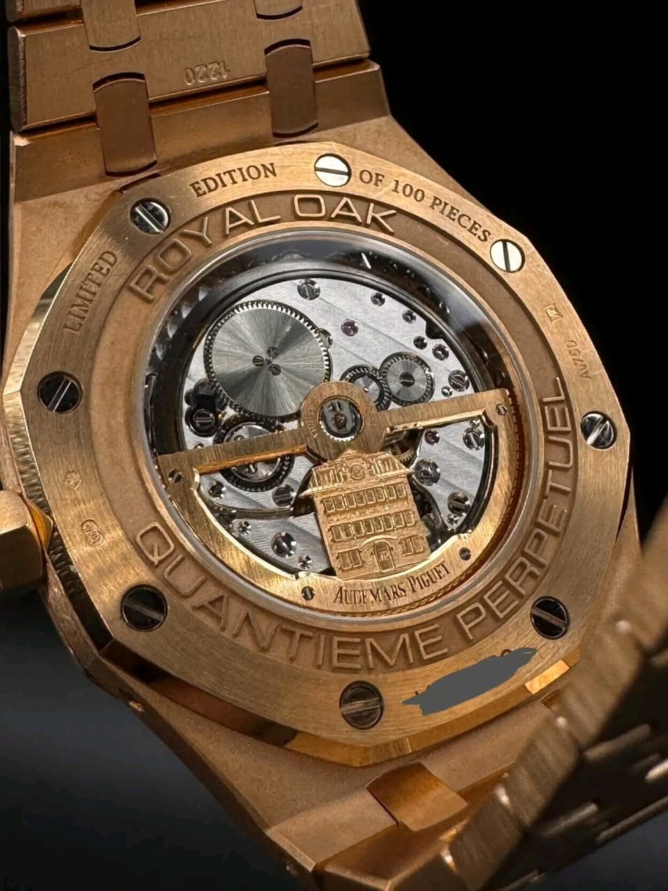 Audemars Piguet Royal Oak Perpetual Calendar Case Back View