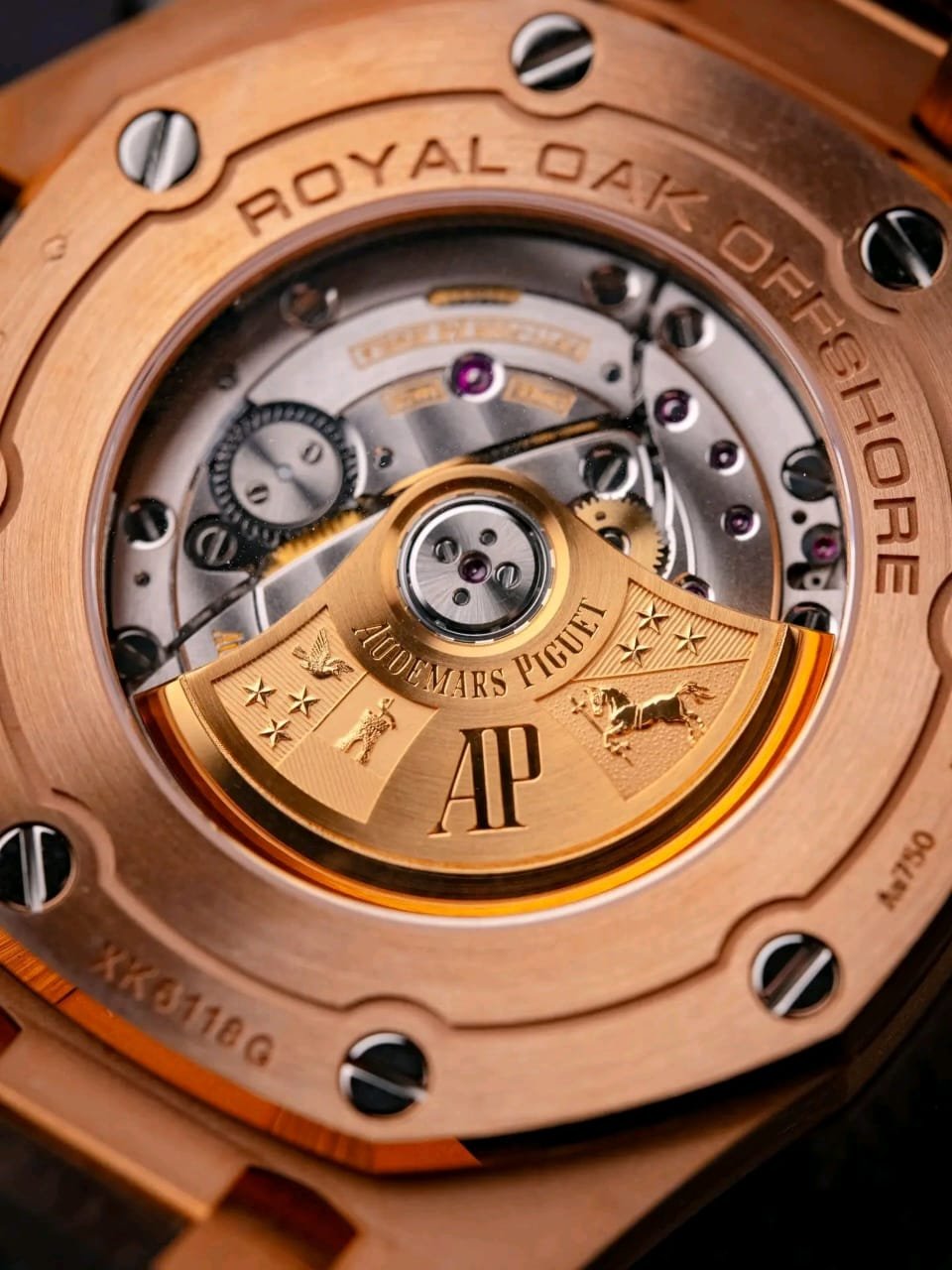 Audemars Piguet Royal Oak Offshore Case Bottom Detail