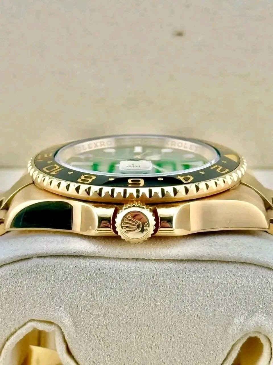 Rolex GMT-Master II 116718LN Case-Side & Crown Detail