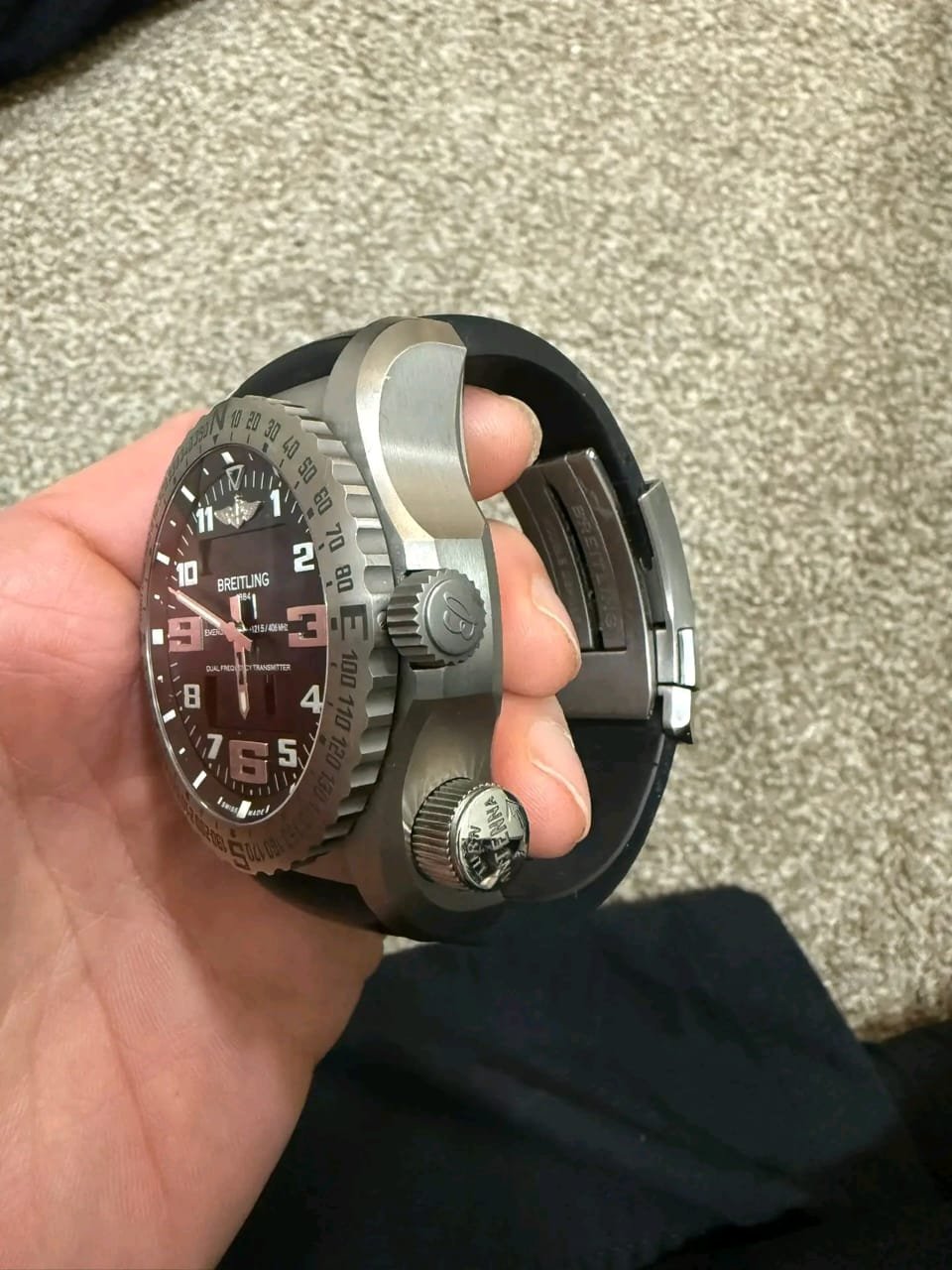 Breitling Emergency II Full Set with Box & Papers