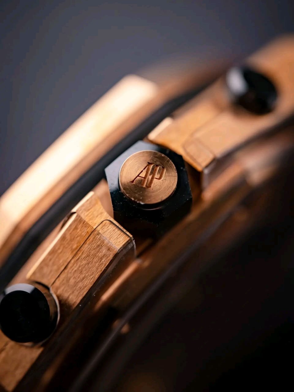 Audemars Piguet Royal Oak Offshore Crown & Pusher Detail