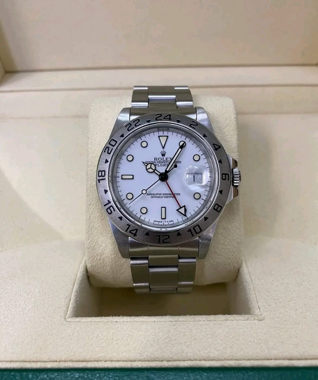 Rolex Explorer II “Polar” Dial Angle View affordable rolex