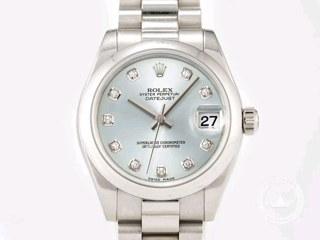 Rolex Datejust 178246 Glacier Dial Close-Up