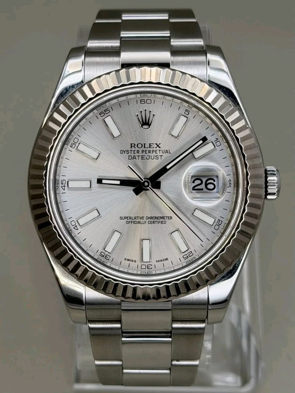 Rolex Datejust 116334 Dial Close-Up
