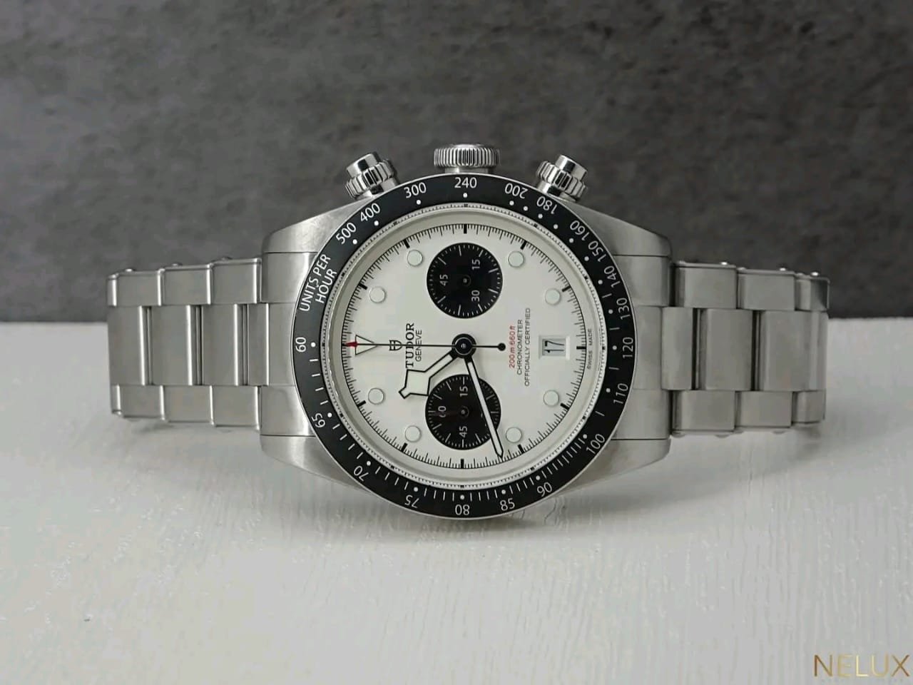 Tudor Black Bay Chrono 79360 Crown Detail