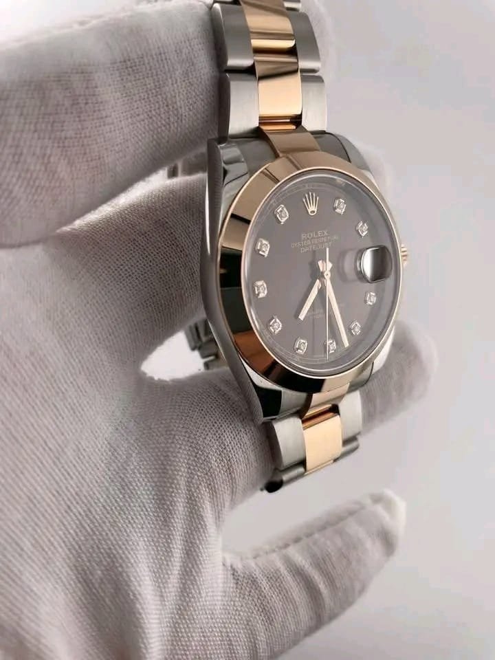 Pre Owned Rolex Datejust 41mm Fluted Bezel Detail certified pre owned rolex