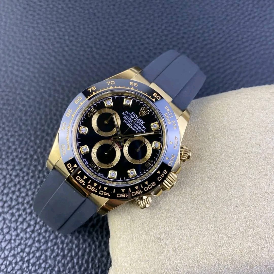 Rolex Daytona 116515LN Black Ceramic Bezel Detail