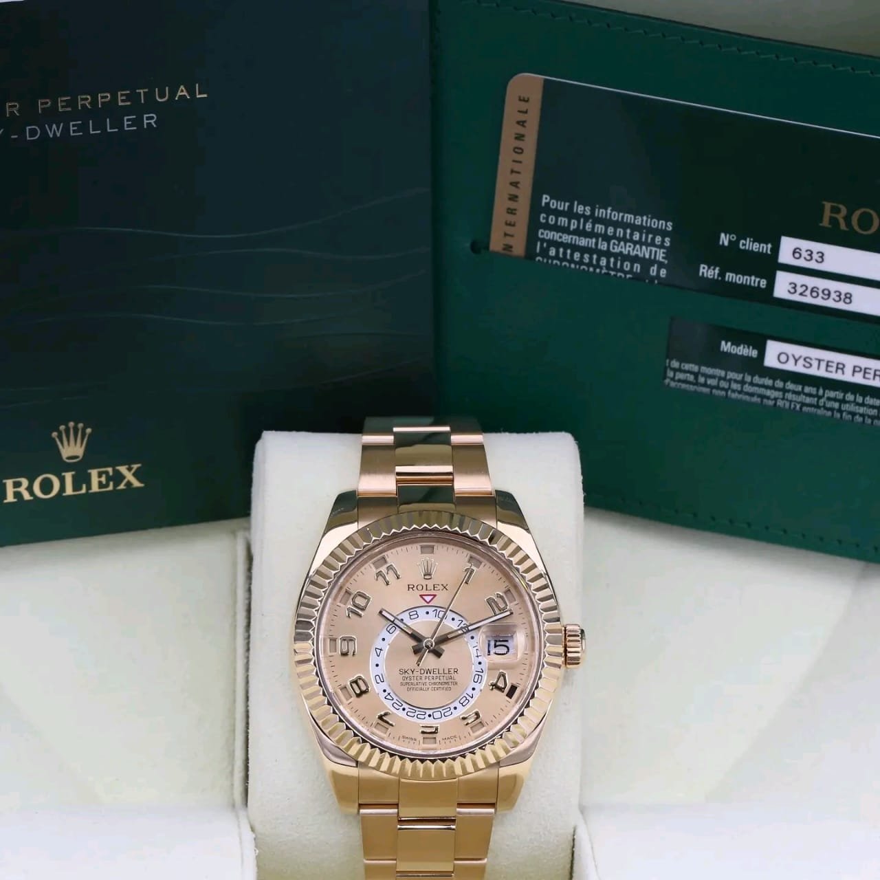 Rolex Sky-Dweller 326135 Full Set with Box & Papers