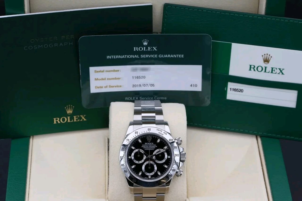 Rolex Daytona 116520 Oyster Bracelet Detail