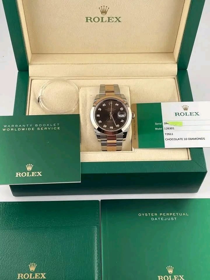 Pre Owned Rolex Datejust 41mm Full Set Box & Papers