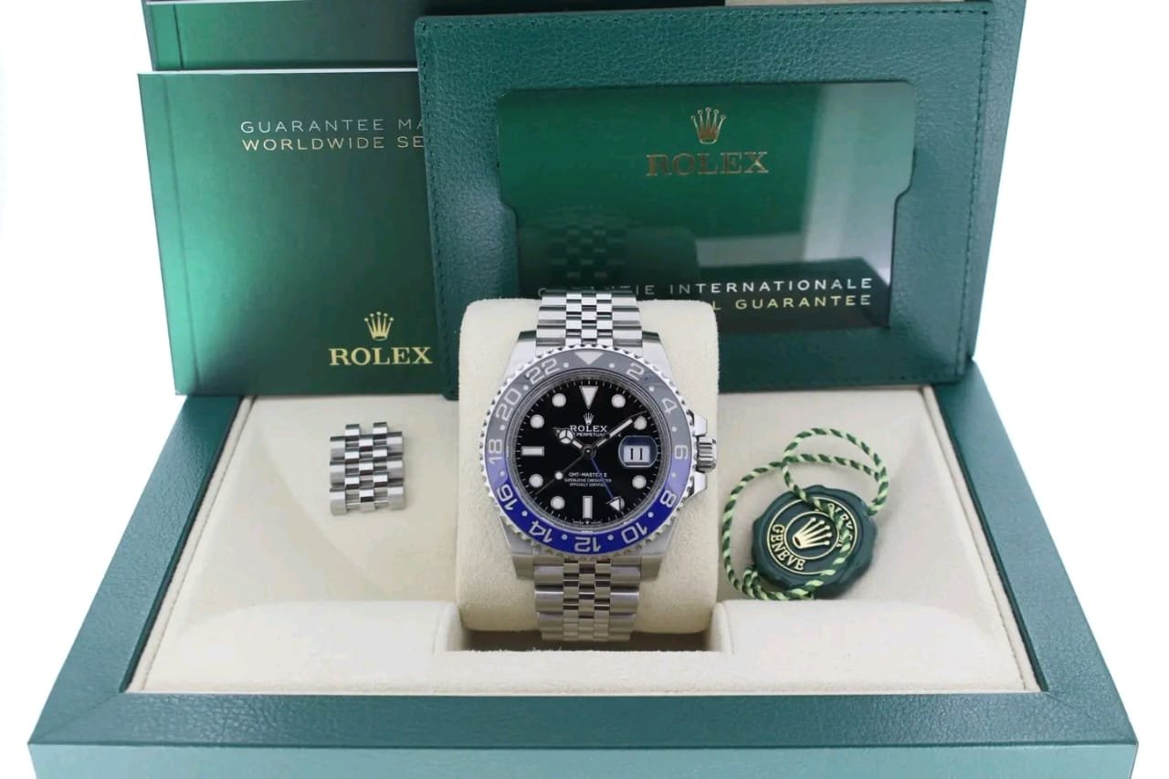 Rolex GMT-Master II Batgirl Full Set Box & Papers