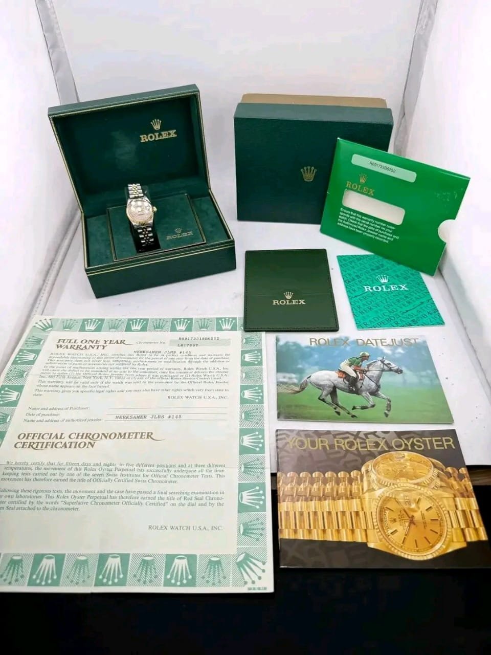 Rolex Ladies Datejust 179173 Jubilee Bracelet Detail