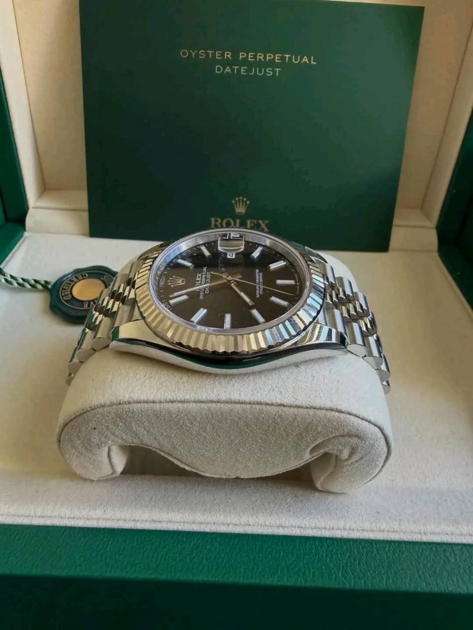 Rolex Datejust 41 Side Profile Detail