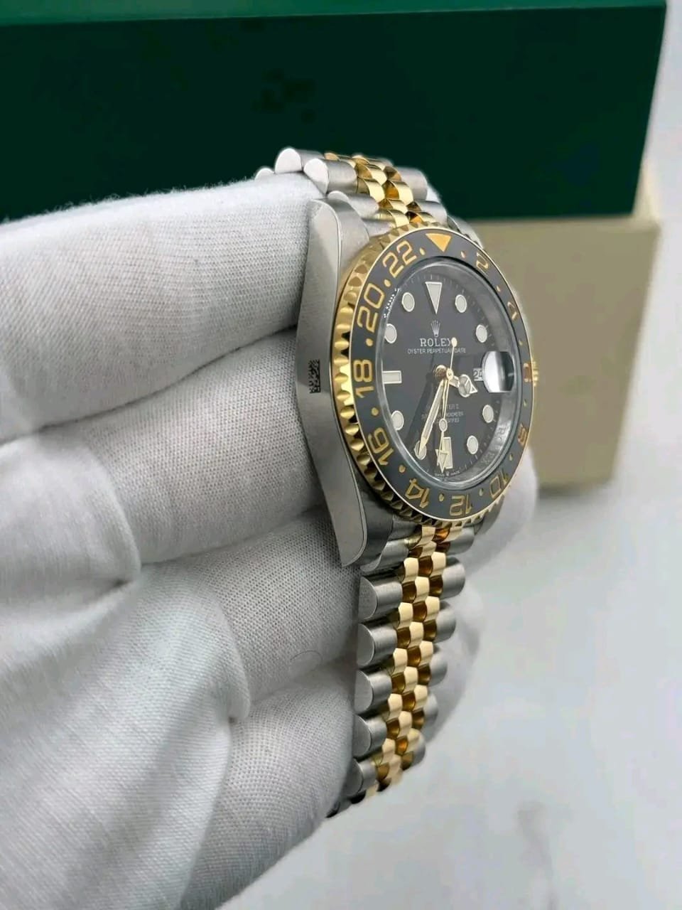 Rolex GMT-Master II 126713GRNR Unworn Angle View