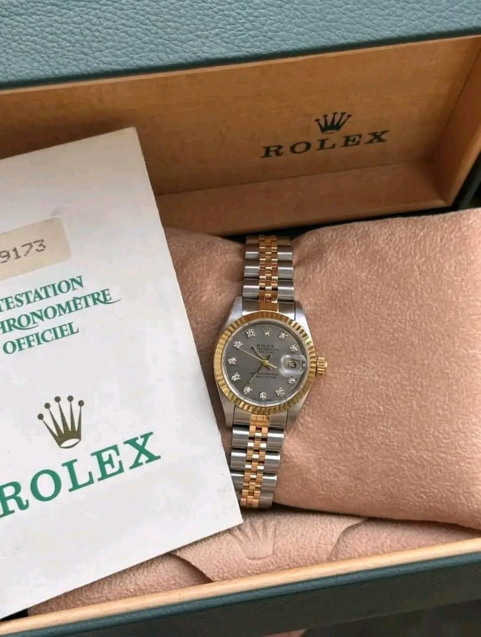 Rolex Ladies Datejust 179173 Wrist Shot
