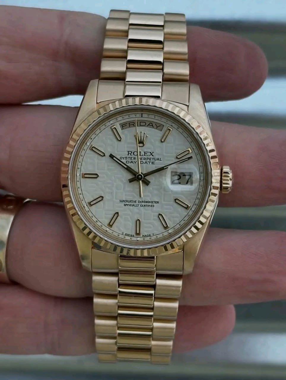 Rolex Day-Date 36 Case Side Profile