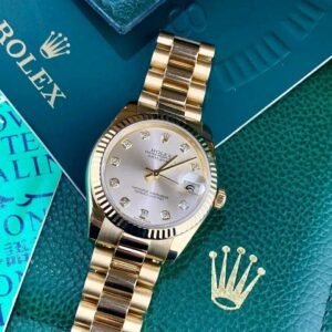 Rolex Datejust 178278 Gold Diamond Dial Hero Shot rolex serial number check​