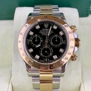 Rolex Daytona 116523 Black Diamond Dial with Gold Bezel rolex sea dweller sea dweller​