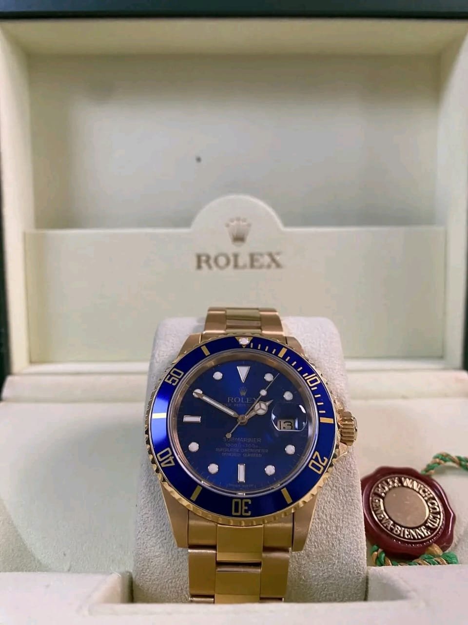 Rolex Submariner 16618 Original Box Display