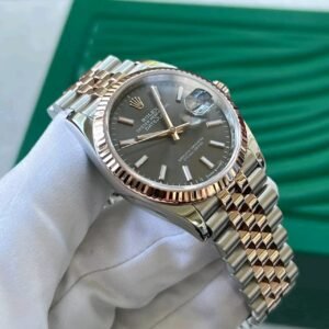Rolex Datejust 126231 Dark Rhodium Dial with Everose Accents rolex air king air king​