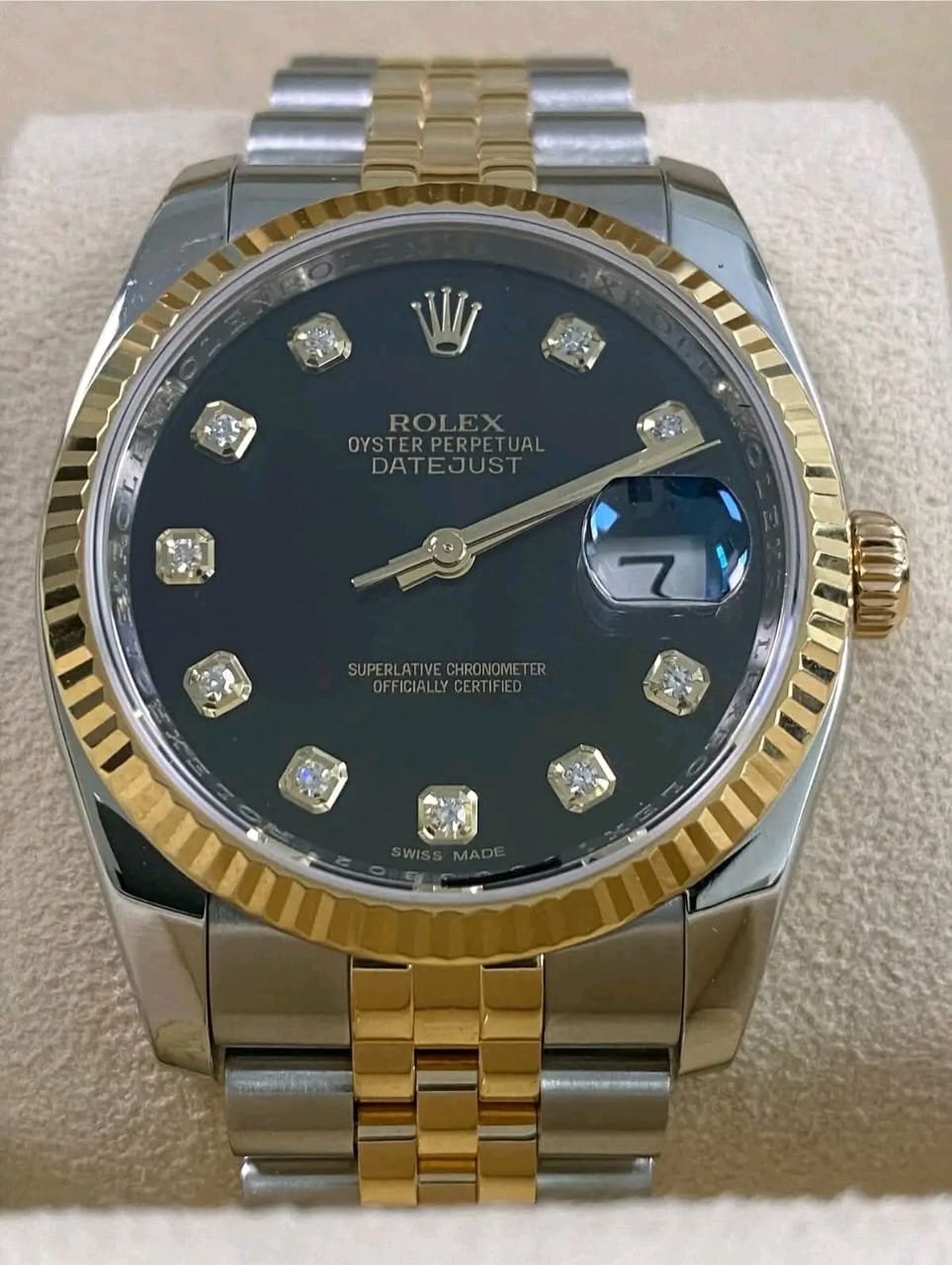 Rolex Datejust 116233 Front Dial View rolex rose gold