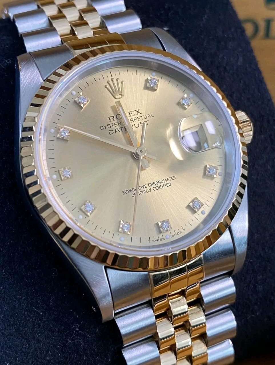 Rolex Datejust 16233 Front Dial Hero Shot