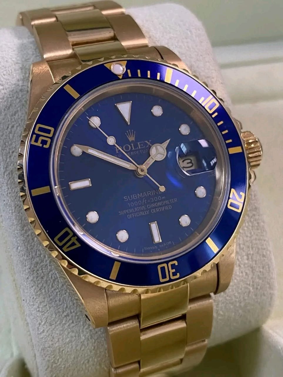 Rolex Submariner “Bluesy” Front Dial Hero Shot