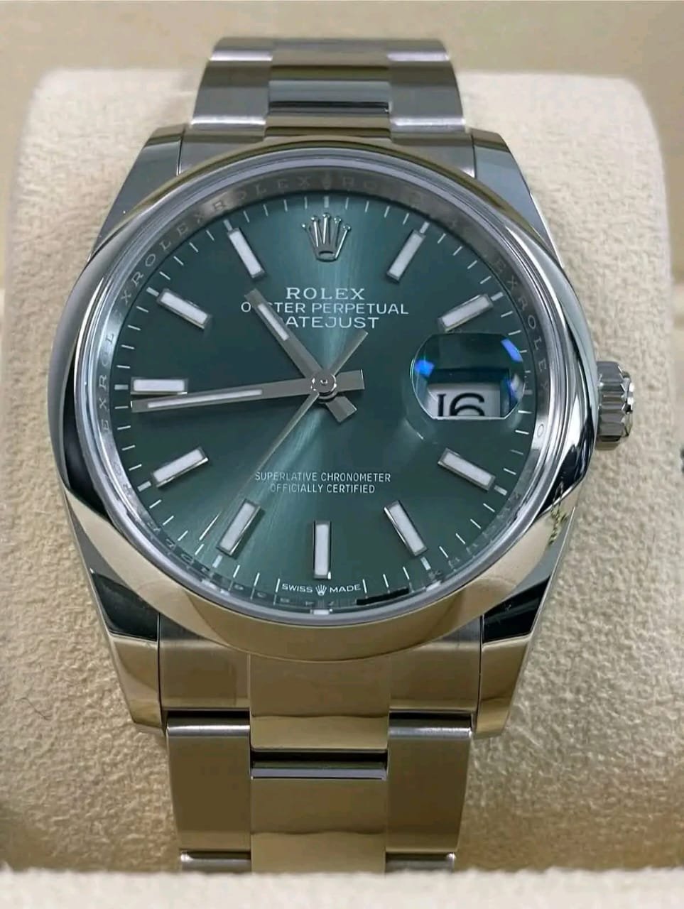 Rolex Datejust 126200 Smooth Oyster Caseback